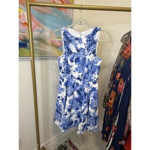 Bailey Blue Floral Dress Medium Cottage Core Prairie Feminine